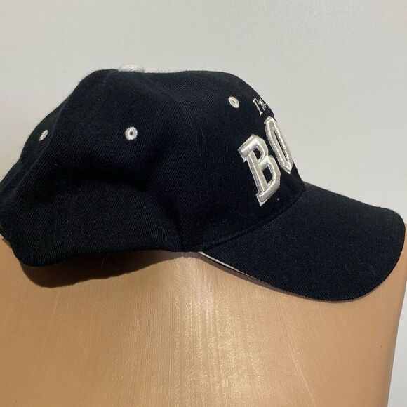 I'm the BOSS Men's Black Cotton Strapback Baseball Cap Hat Adjustable One Size - Picture 2 of 10